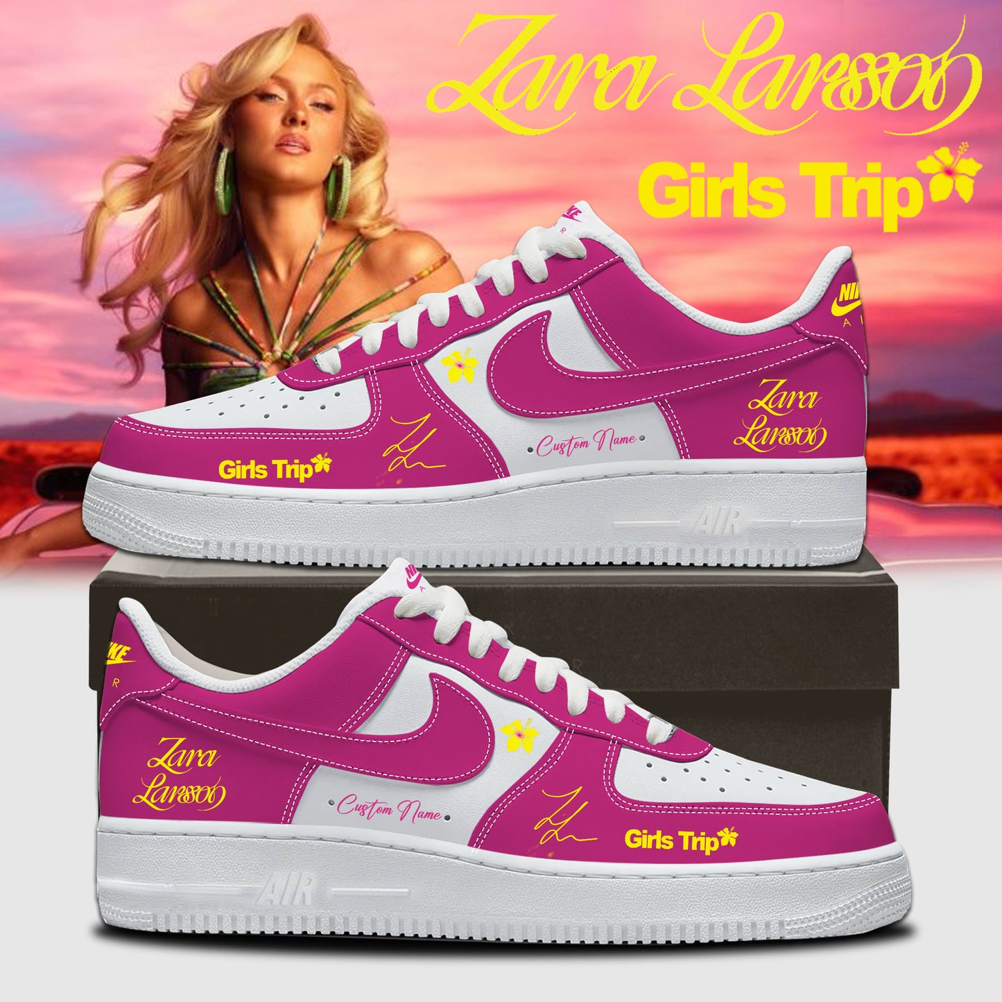 Zara Larsson “Midnight Sun Girls Trip” 2026 Limited Edition Signature AF1 Sneaker