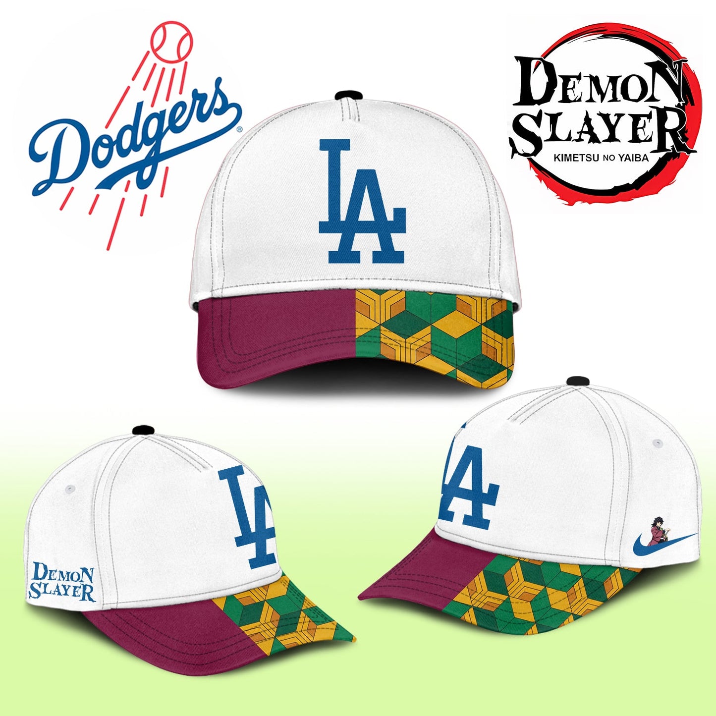 LA Dodgers _ Demon Slayer Tomioka Giyu Jersey 2025