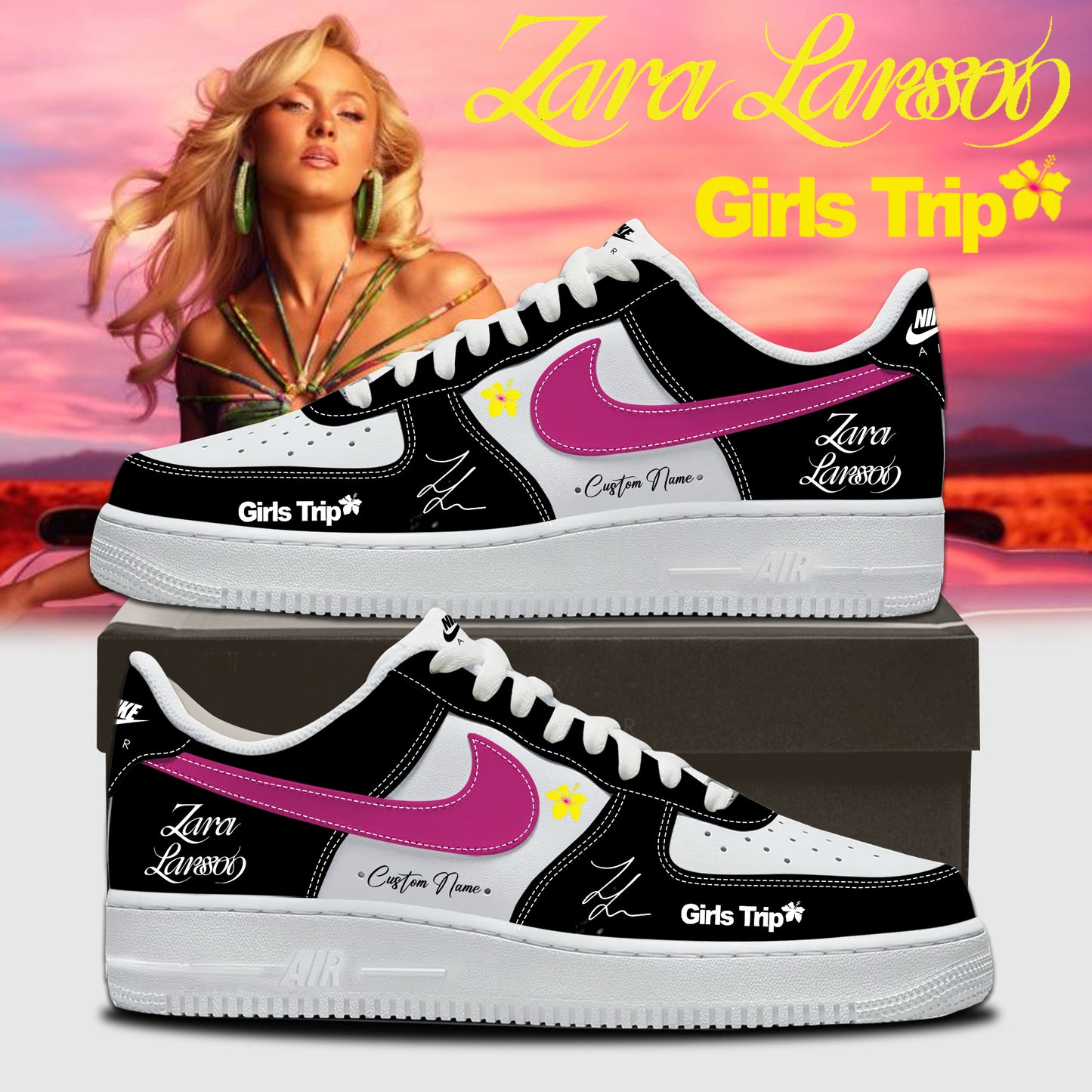 Zara Larsson “Midnight Sun Girls Trip” 2026 Limited Edition Signature AF1 Sneaker