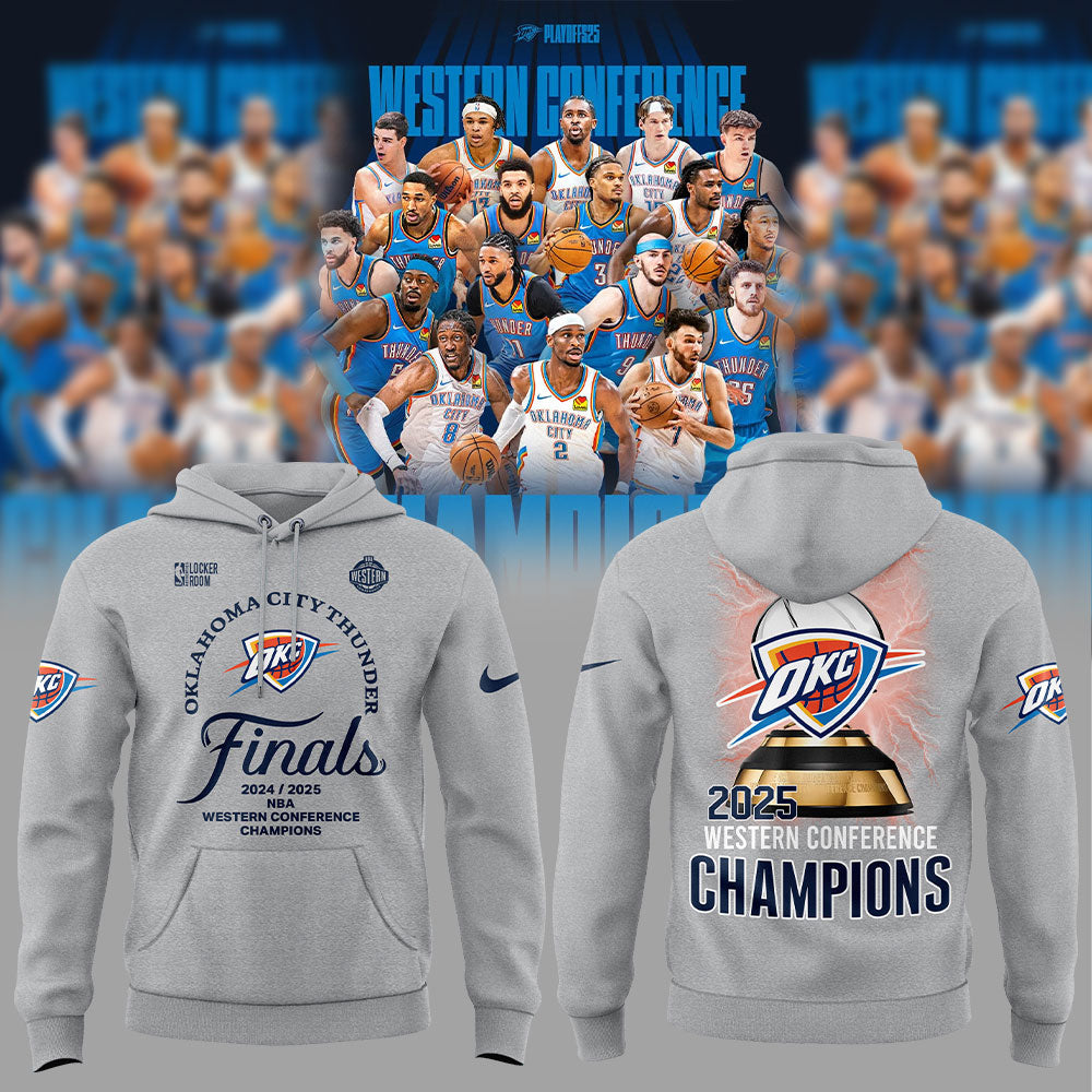 Oklahoma City Thunder WESTERN CONFERENCE CHAMPS Hoodie