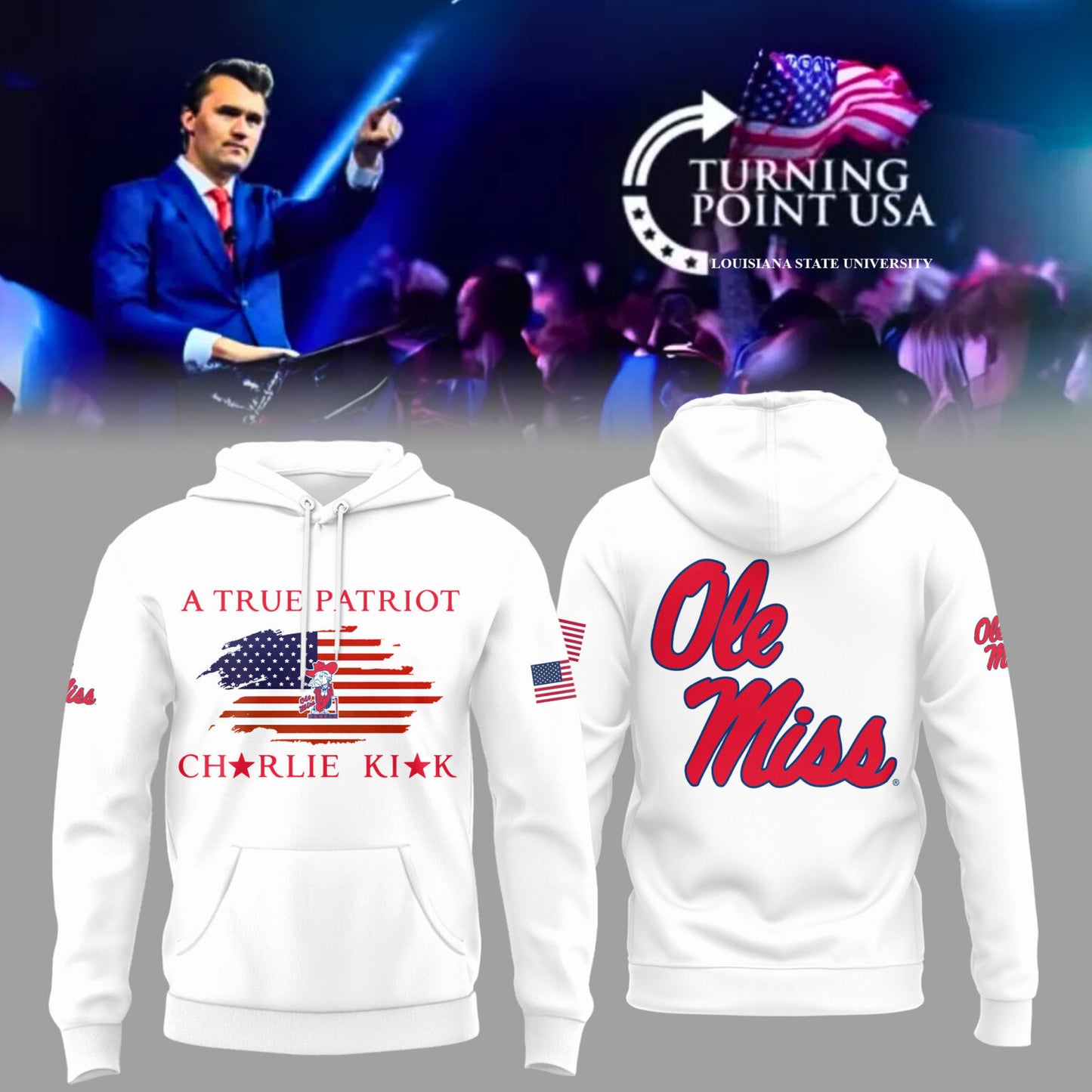 Limited Edition Louisiana State University x Turning Point USA Hoodie