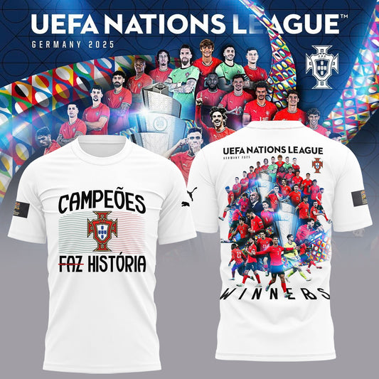 Portugal Champions UEFA Nations League 2025 Tshirt Limited Edition T-Shirt