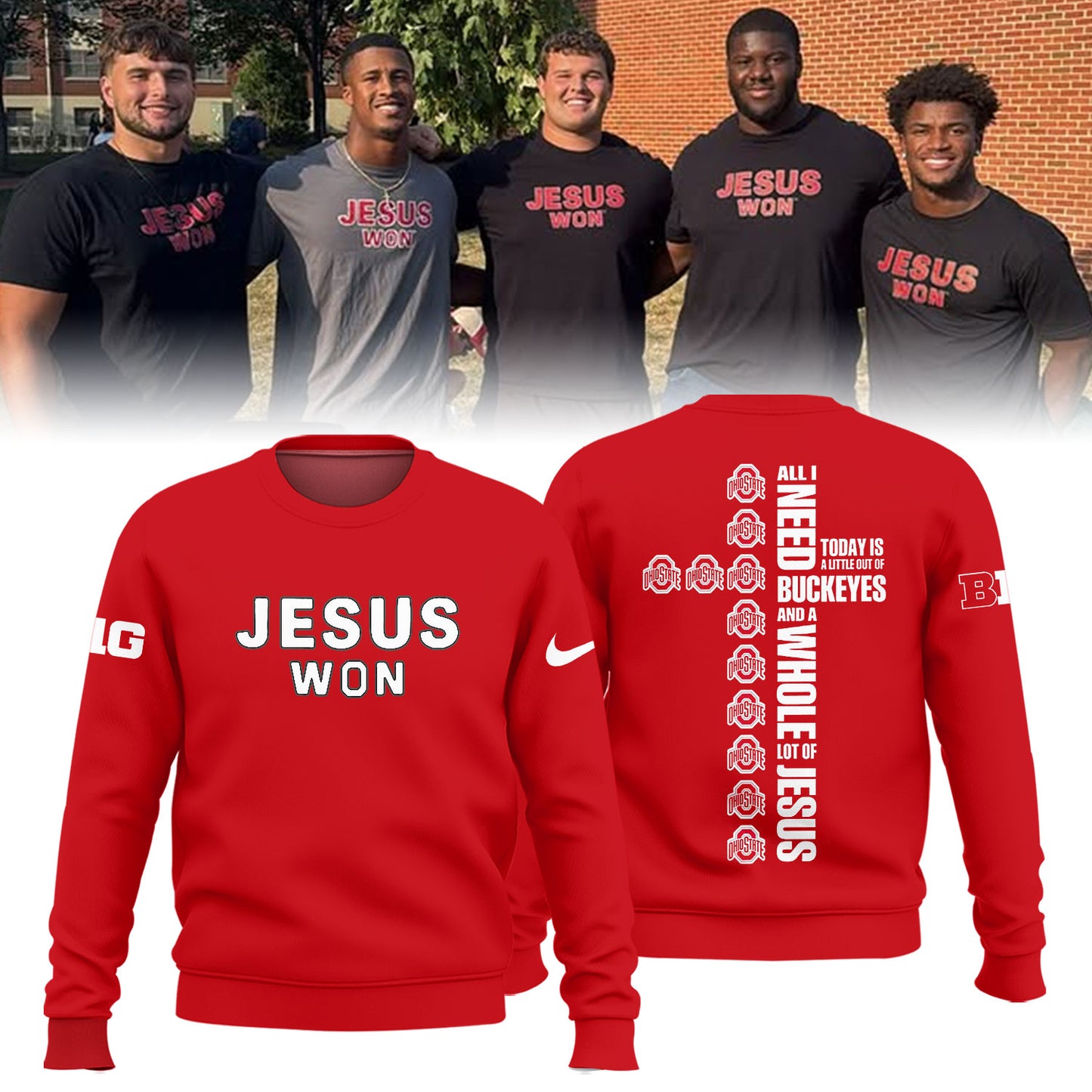 Limited Edition JESUS WON Sweatshirt