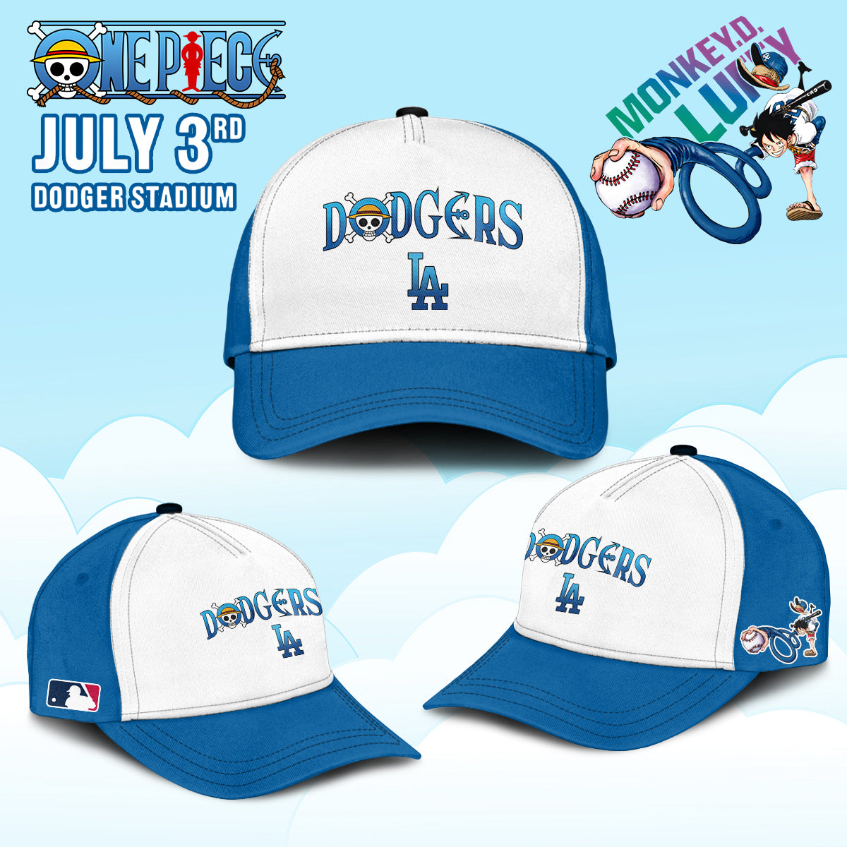 Los Angeles Dodgers _ ONE PIECE Night Limited Jersey 2025