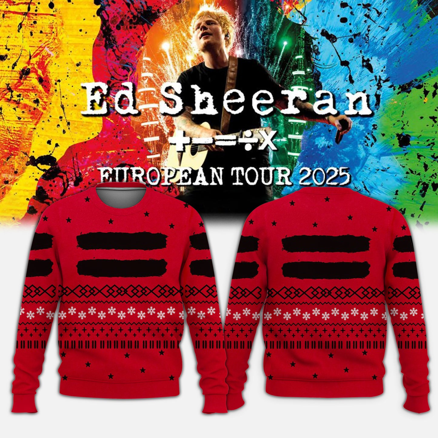 Ed Sheeran _ The +−=÷× Tour SweatShirt 2025