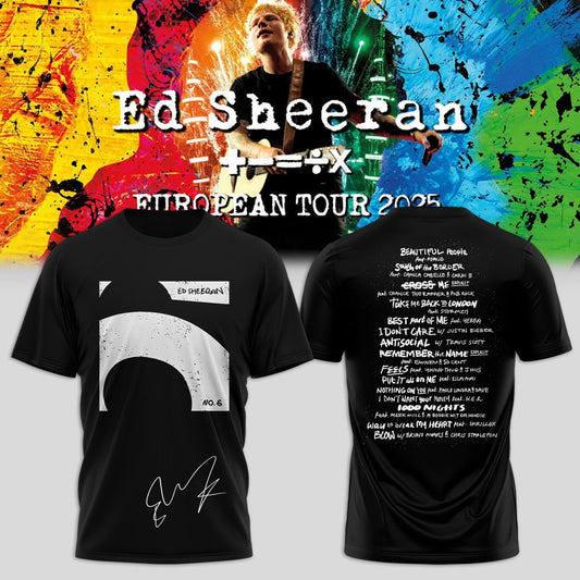 Ed Sheeran _ The +−=÷× Tour Shirt 2025