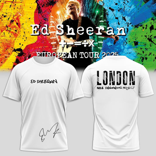 Ed Sheeran _ The +−=÷× Tour Shirt 2025