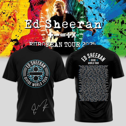 Ed Sheeran _ The +−=÷× Tour Shirt 2025