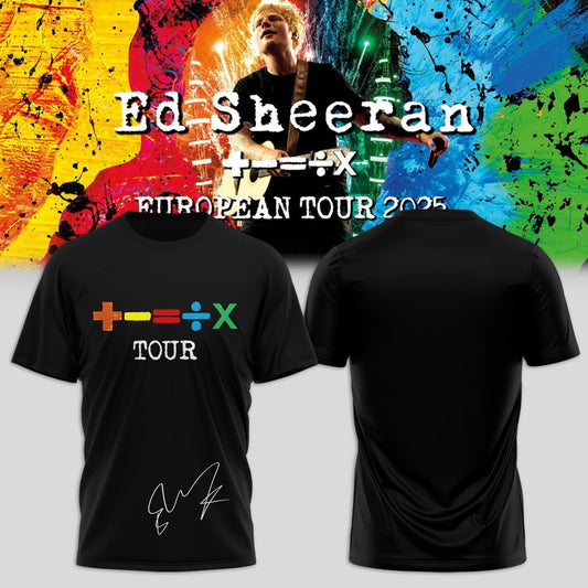 Ed Sheeran _ The +−=÷× Tour Shirt 2025