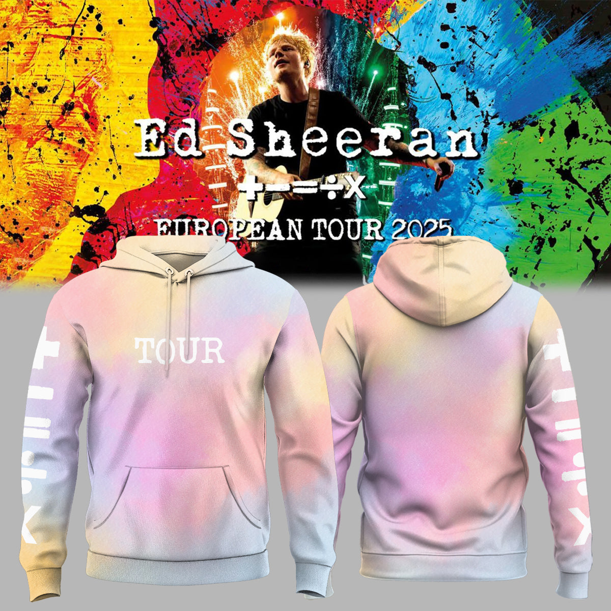 Ed Sheeran _ The +−=÷× Tour Hoodie 2025