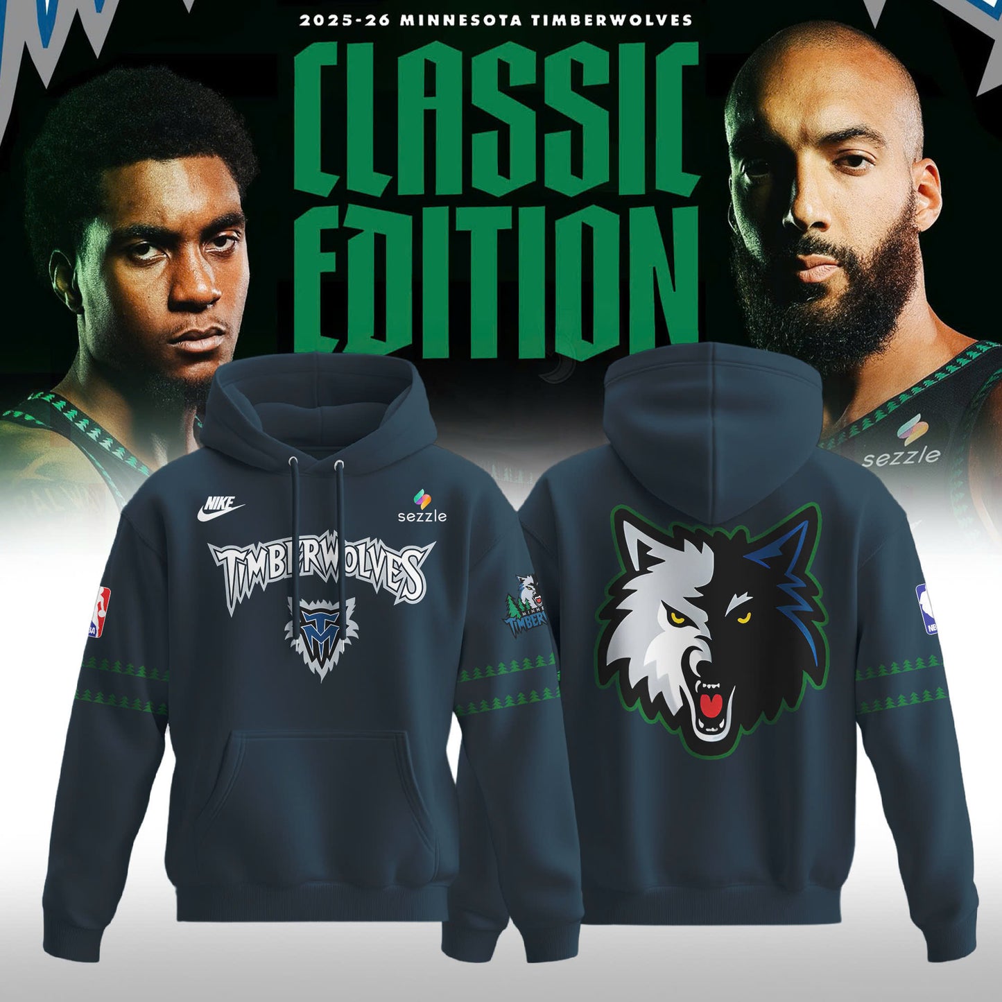 Minnesota Timberwolves “TREES” Uniform Special Editions Hoodie