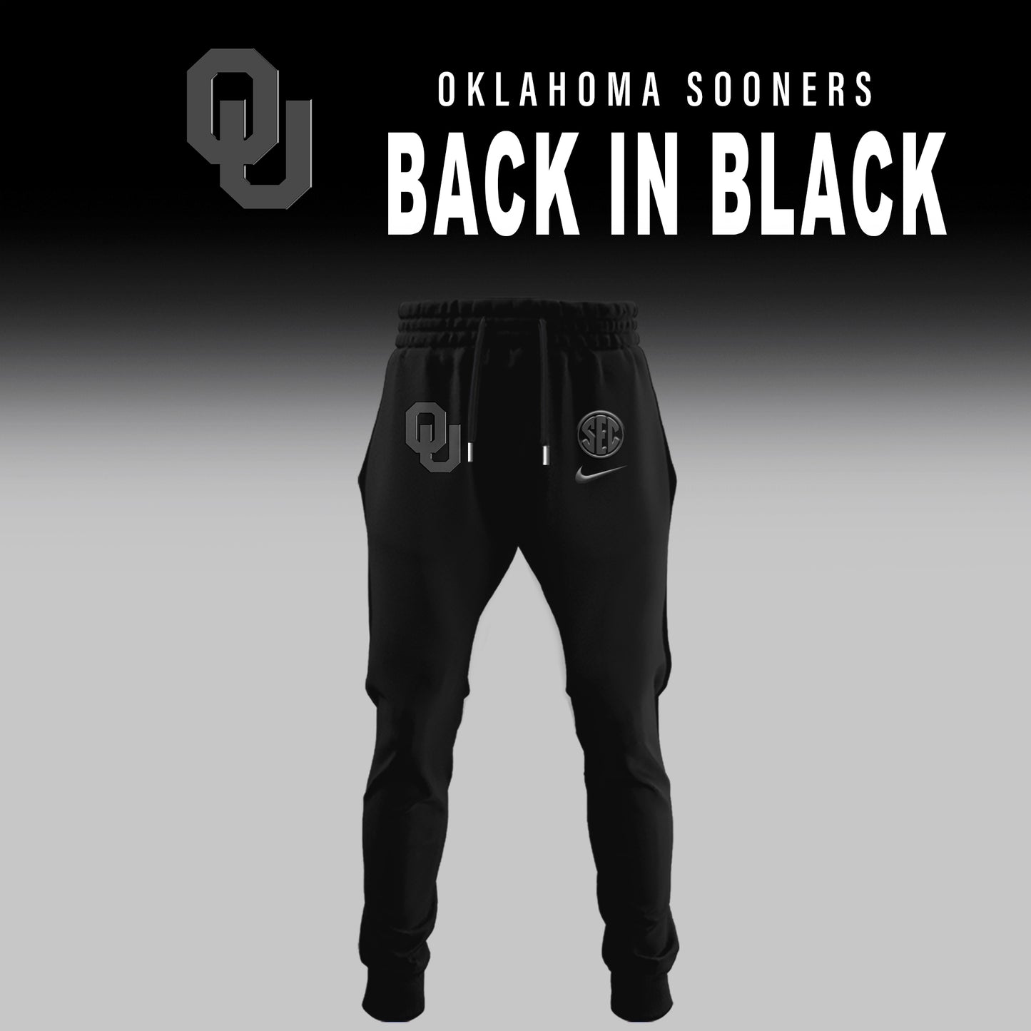 Oklahoma Sooners Football Back in Black 2025 Combo Hoodie