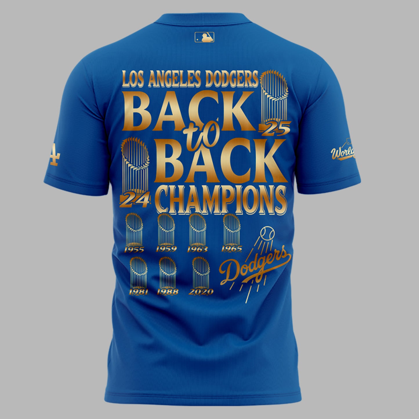 LA Dodgers – 2025 World Series Champions Limited Edition Combo T-Shirt