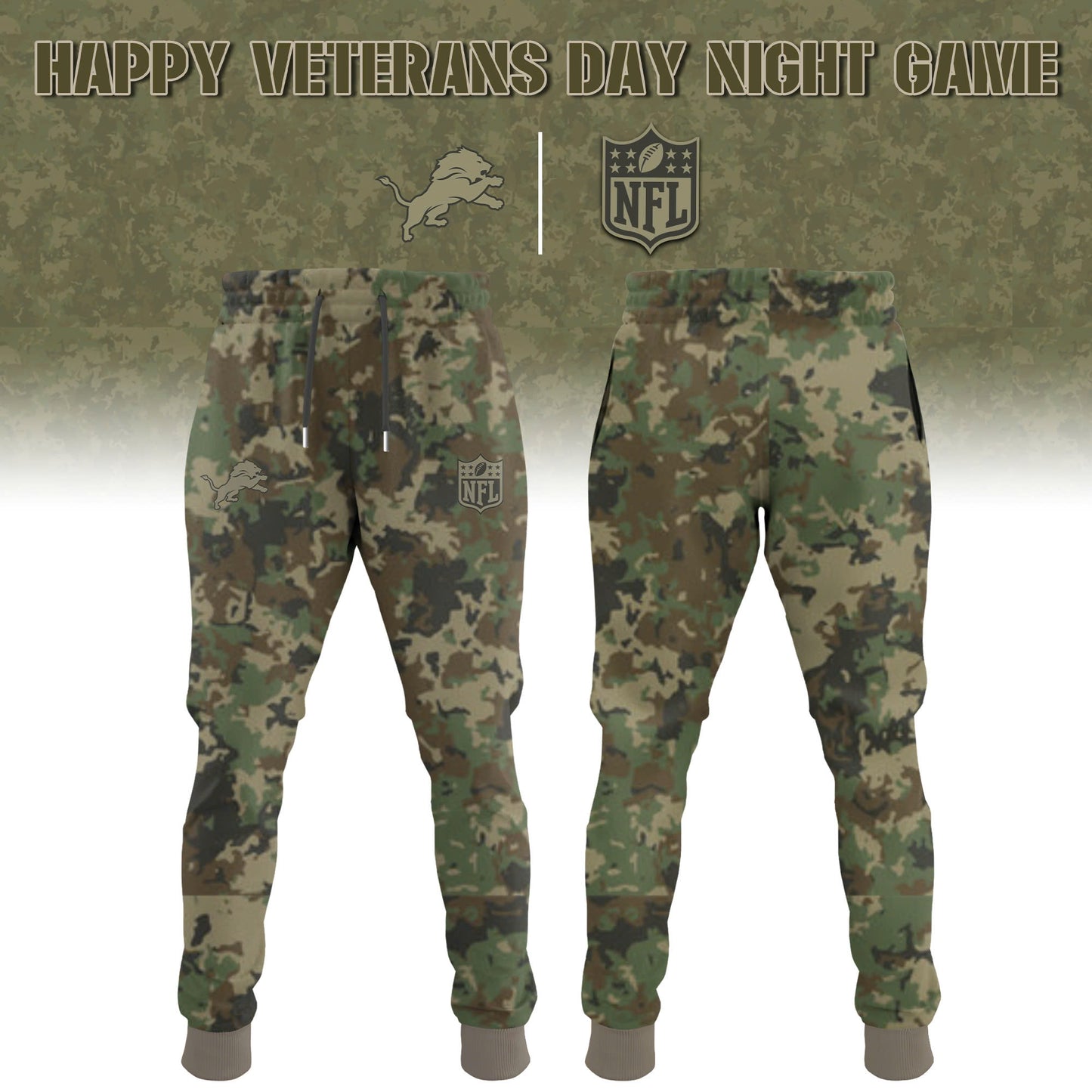 NFL x Happy Veterans Day Night Game Hoodie 2025 Limited