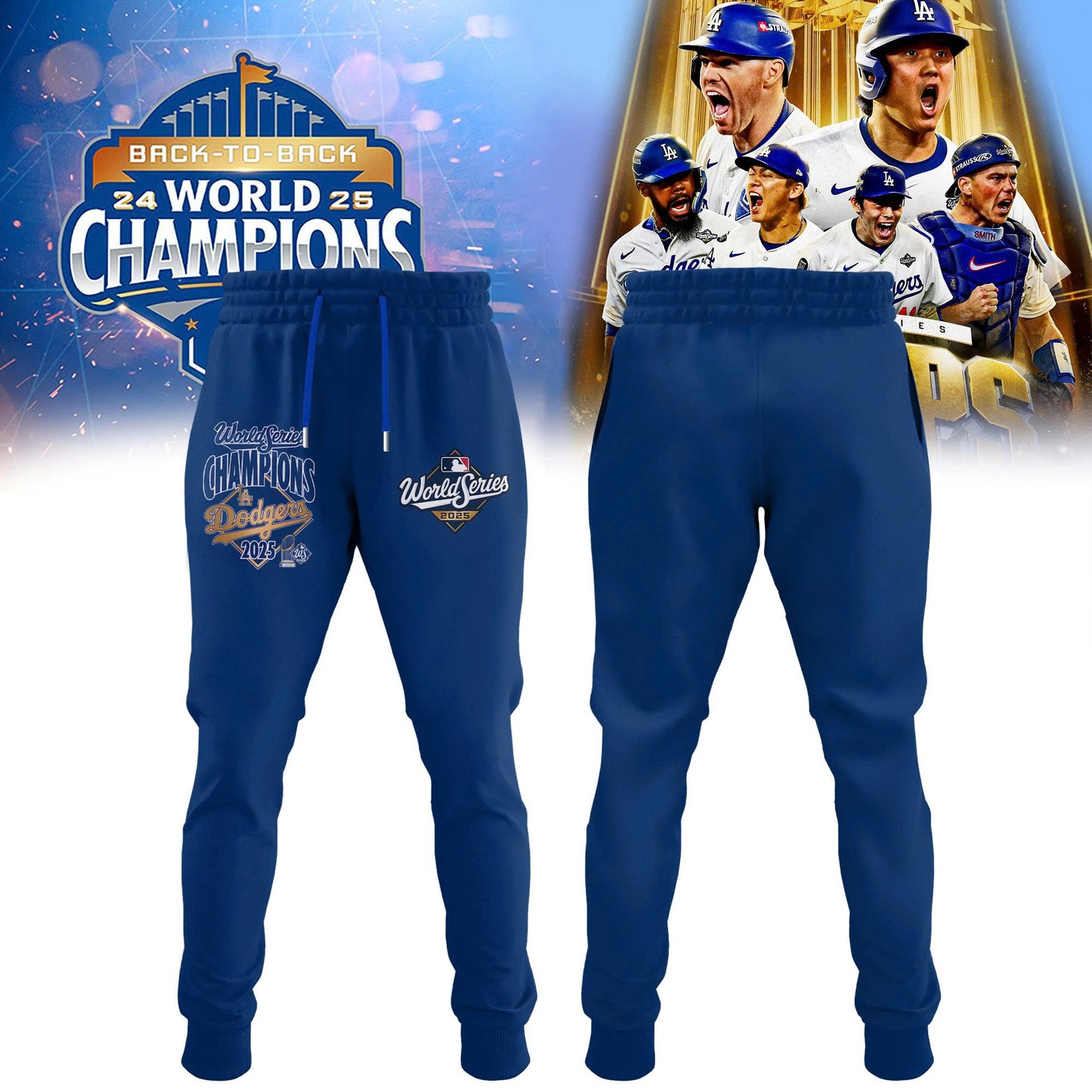 LA Dodgers 2025 World Series Champions Limited Edition Combo Jersey