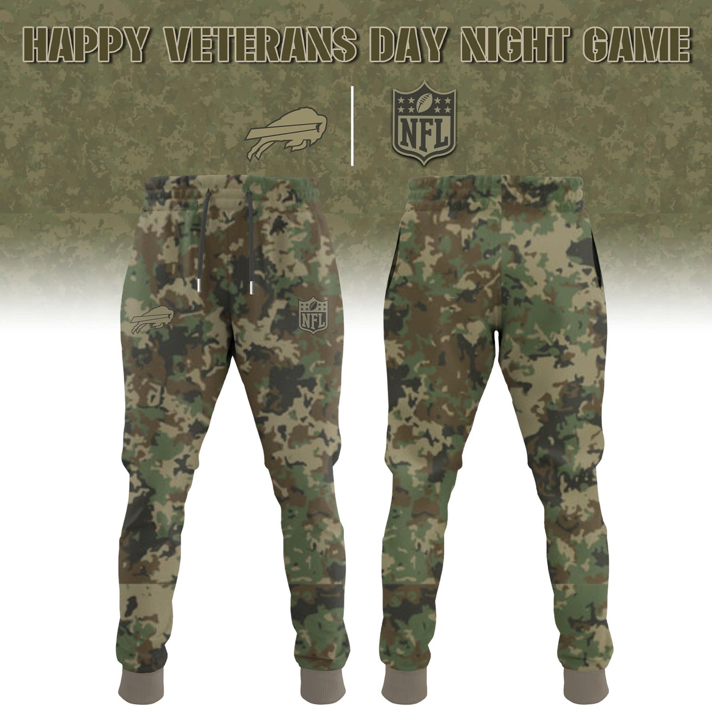NFL x Happy Veterans Day Night Game Hoodie 2025 Limited