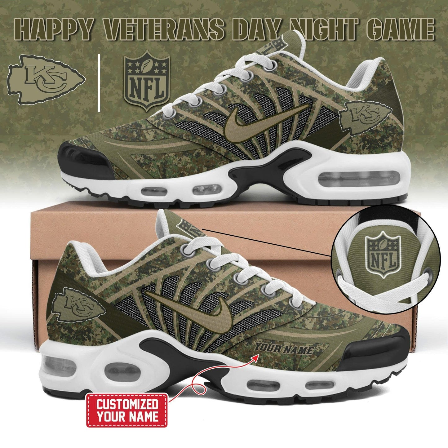 NFL x Happy Veteran Day 2025 New Shoes