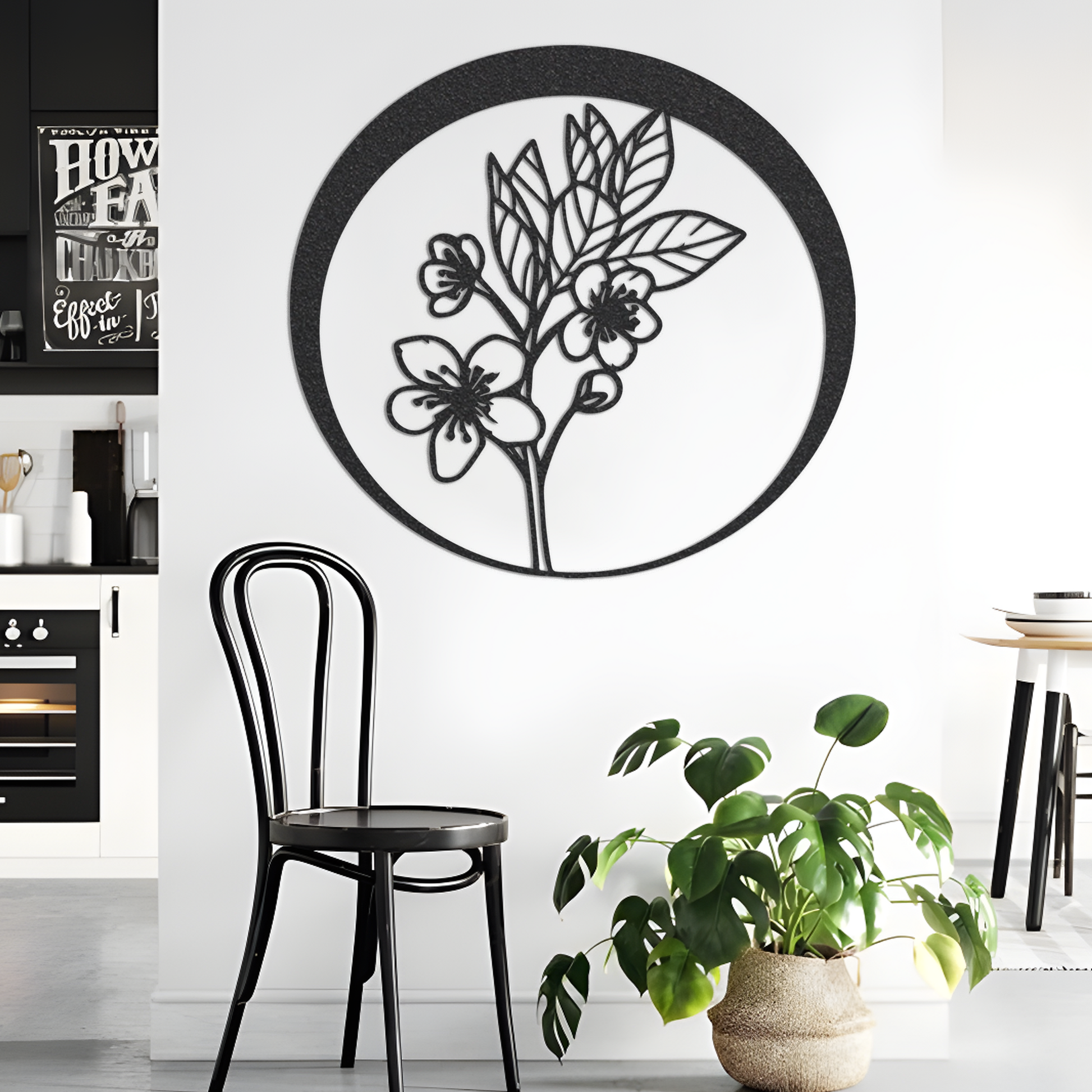 Metal Sign, Flower Metal Sign, Flower Sign, Bedroom Sign, Metal House Sign, Outdoor Sign, Home Decor, Backyard Sign, Housewarming Gift