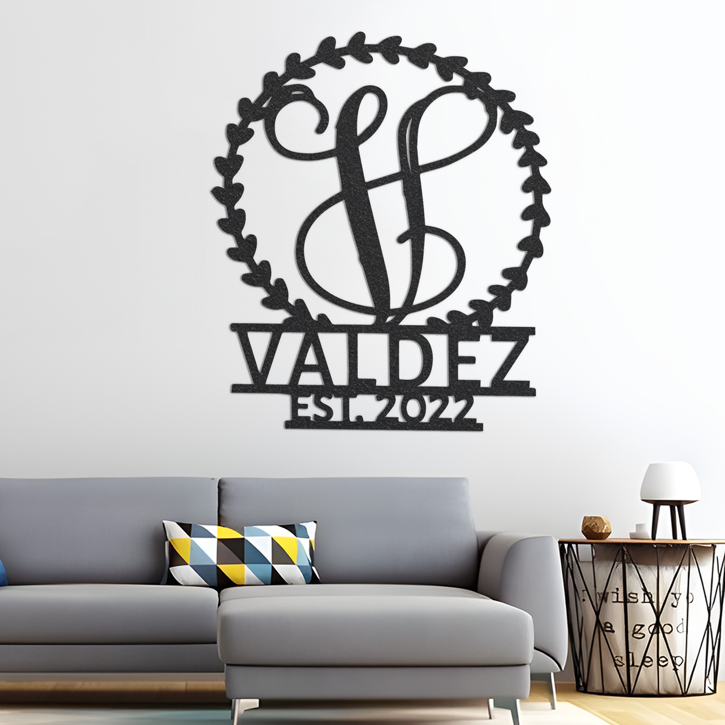 Metal Monogram Sign, Custom Metal Sign, Metal Name Sign, Monogram Wall Decor, Metal Monogram Letters, Monogram Sign, Letter Sign