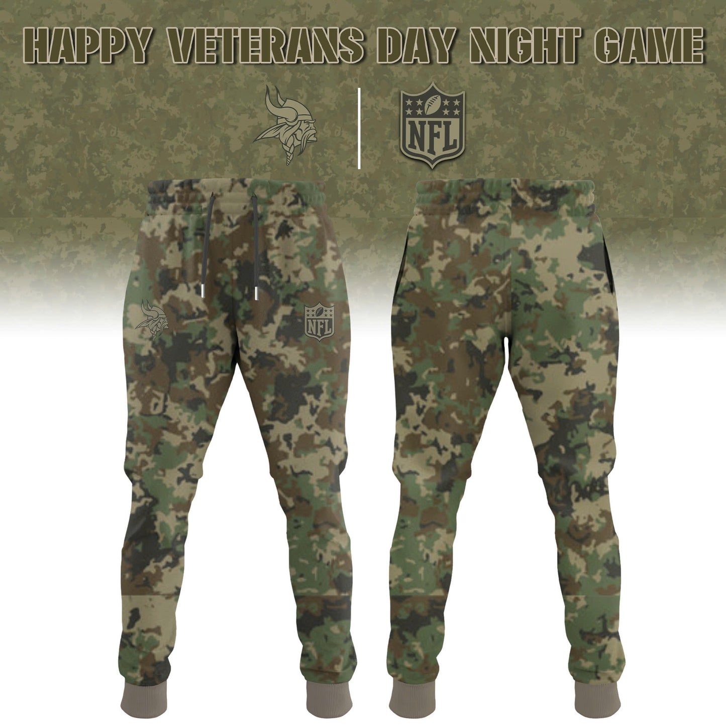 NFL x Happy Veterans Day Night Game Hoodie 2025 Limited