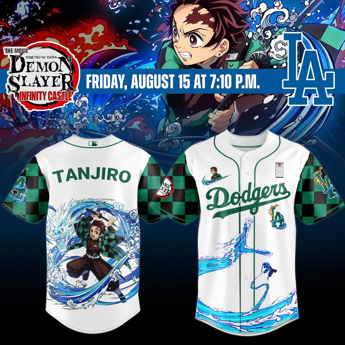 LA vs Demon slayer Jersey