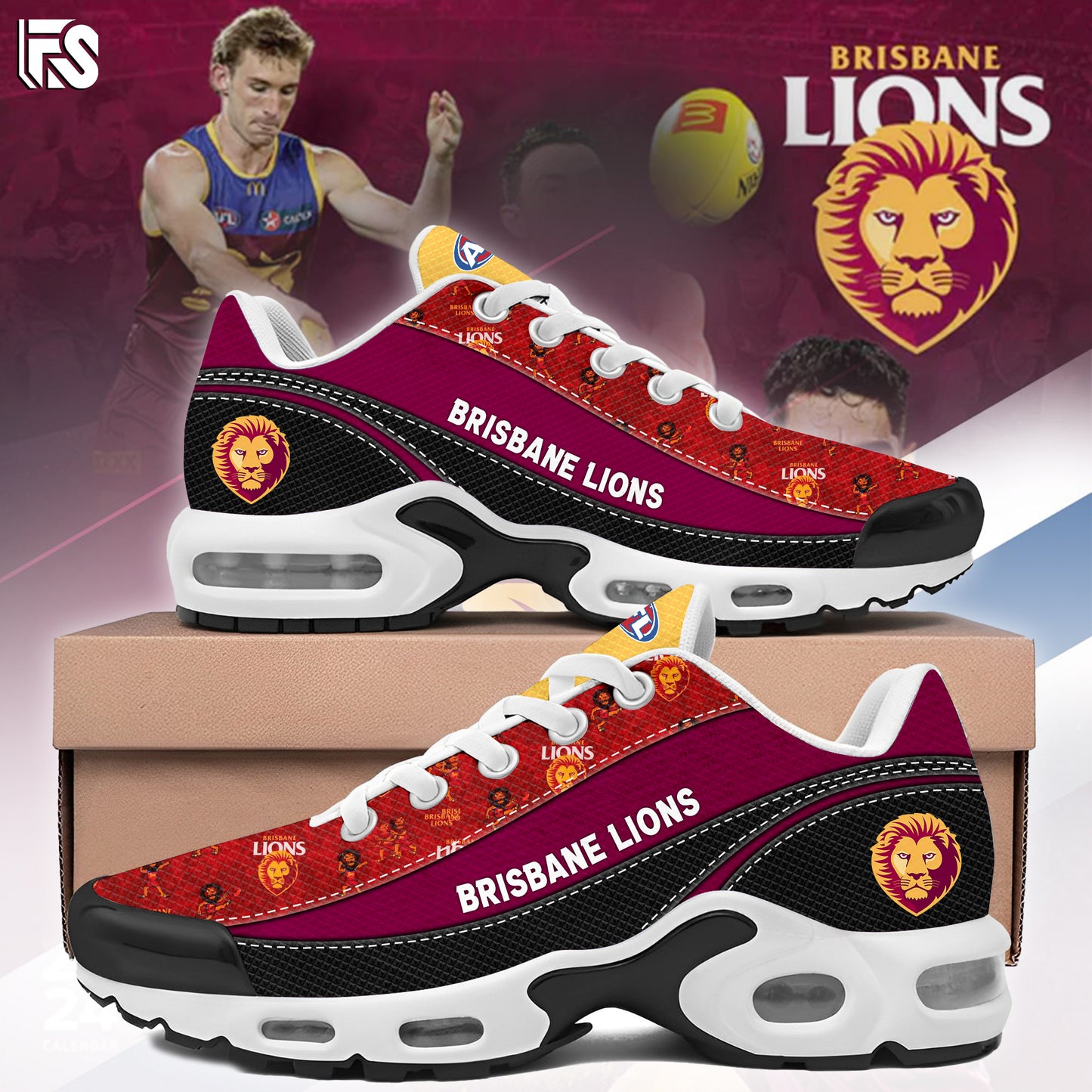 Brisbane Lions – AFL 2025 Champions New Shoes