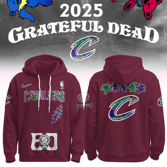 Cleveland Cavaliers x Grateful Dead 60th Hoodie Editions Limited 1965 2025