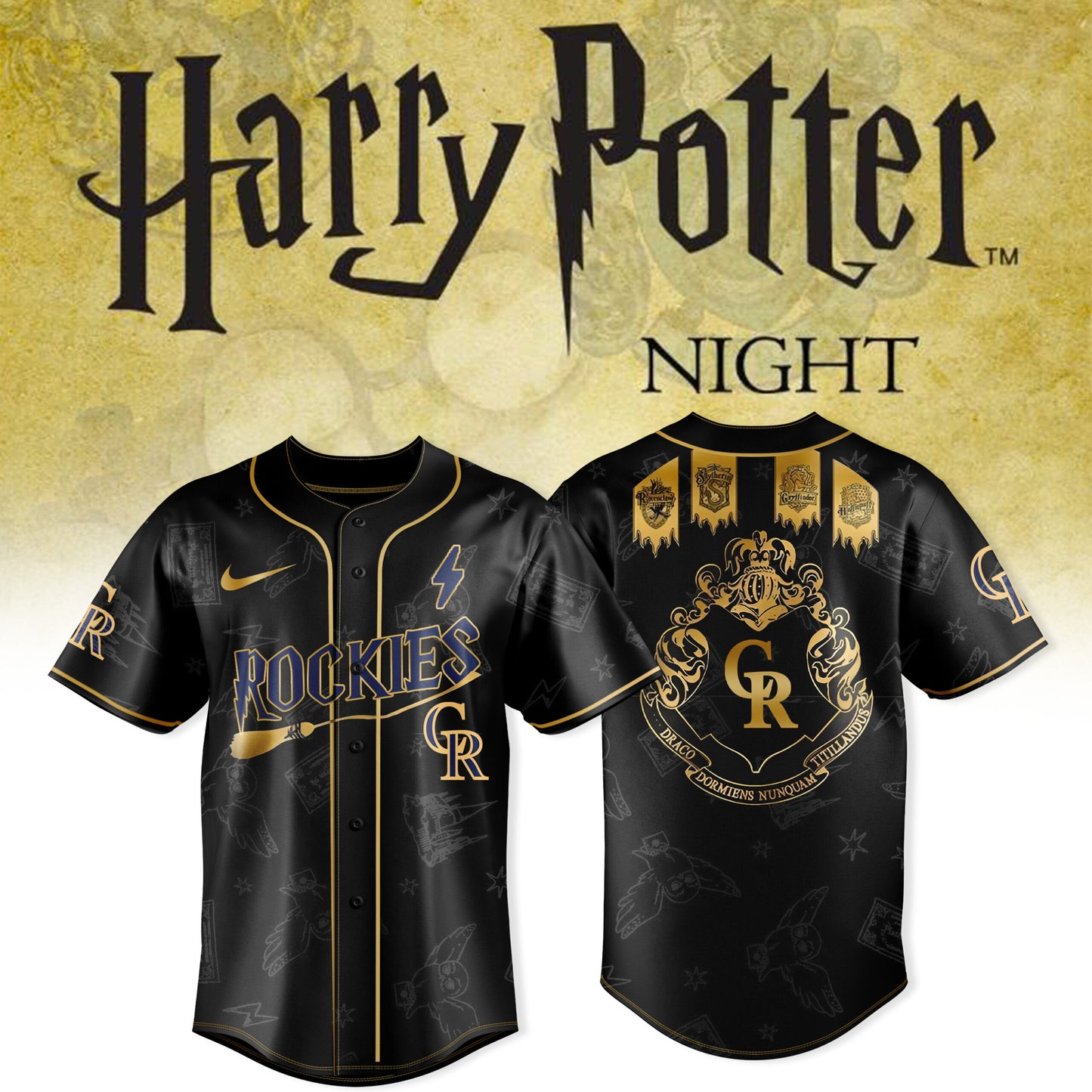 Colorado Rockies x Harry Potter New Collection Jersey
