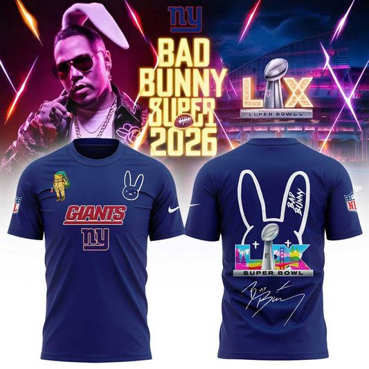 NY.Giants x Bad Bunny Super Bowl 2026 Combo Shirt