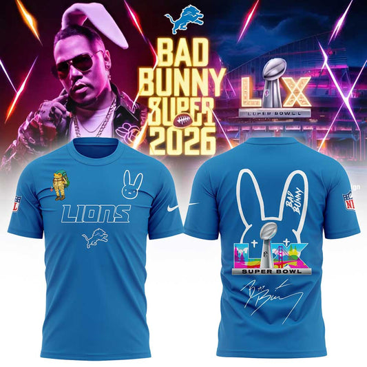 D.Lions x Bad Bunny Super Bowl 2026 Combo Shirt