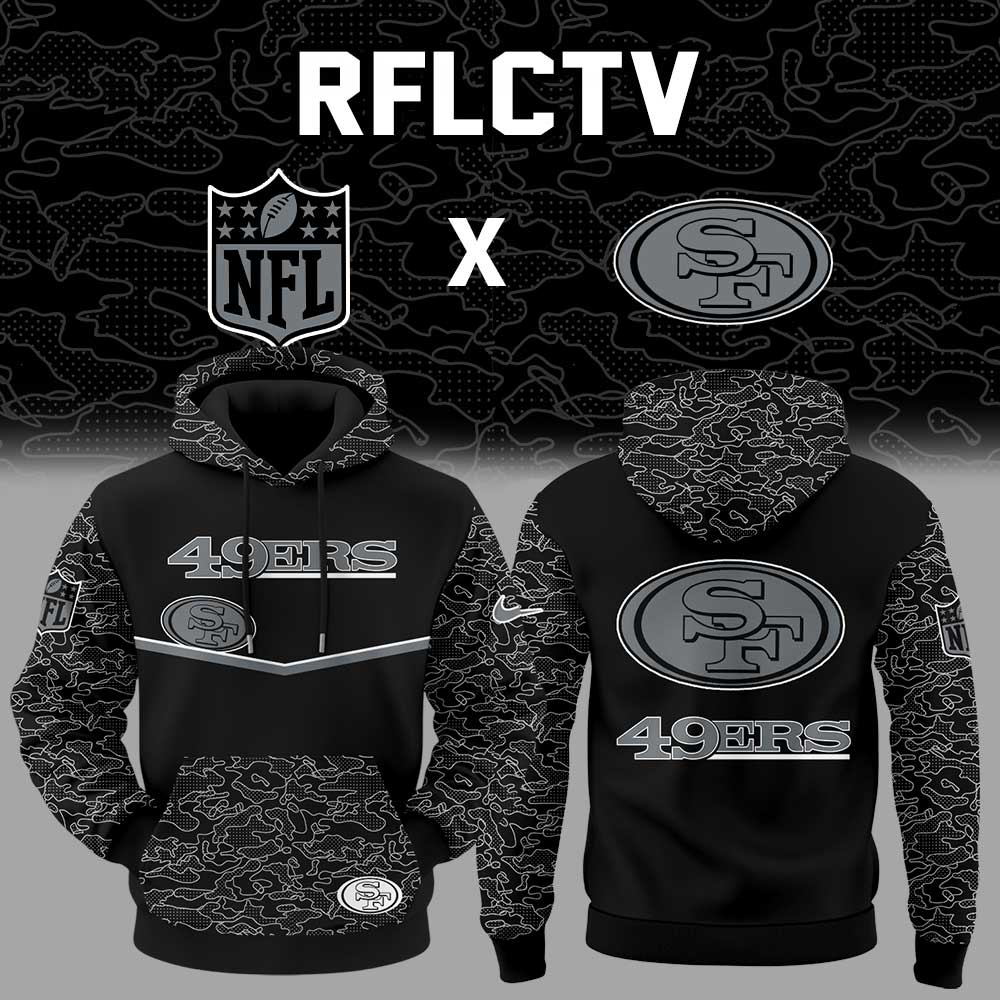 Limited Edition SF.49ers x RFLCTV Black Collection Hoodie