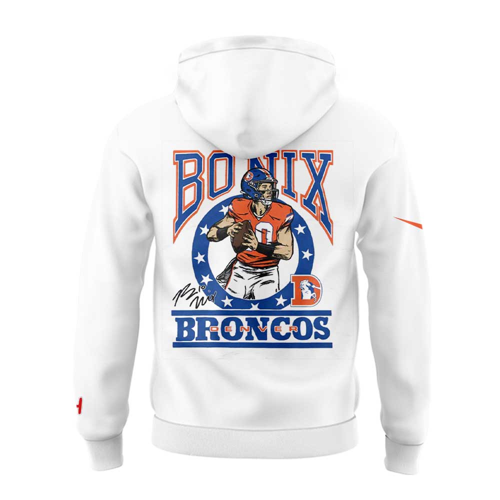 Limited Edition D.Broncos x Bo Nix Signature Hoodie