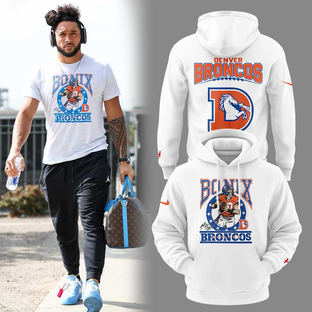 Limited Edition D.Broncos x Bo Nix Signature Hoodie