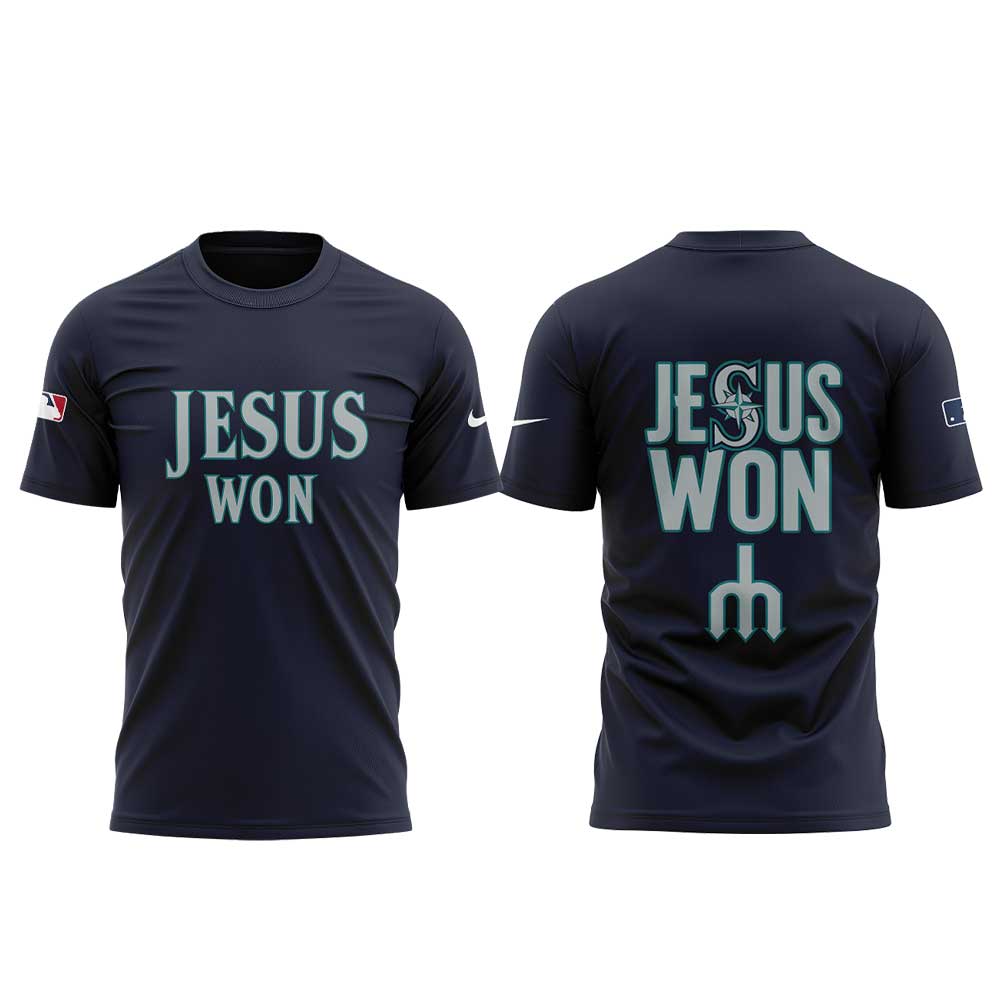 Seattle Mariners Jesus Won Combo Shirt