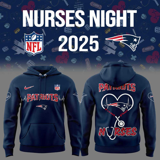 NE.Patriots NURSES NIGHT 2025 Combo Hoodie V2