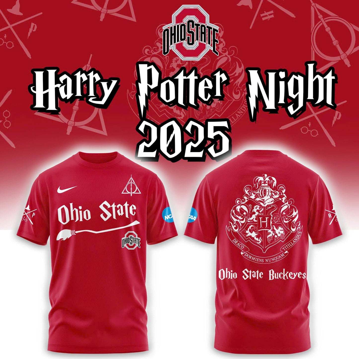 .Limited Edition Ohio State Buckeyes x Harry Potter 2025 Shirt