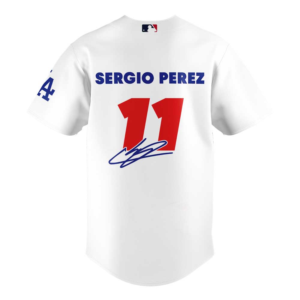 L.A Dodgers x Checo Pérez 11 Cadillac Formula Combo Jersey