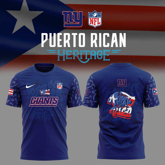 NY.Giants Puerto Rican Heritage Combo Shirt