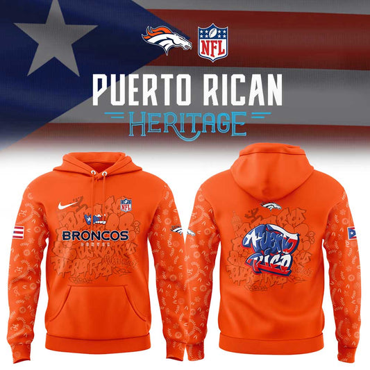 D.Broncos Puerto Rican Heritage Combo Hoodie