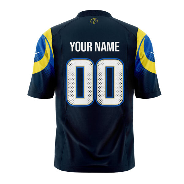 Limited Editon LA.Rams New Rivalries Mid Night Mod Uniform 2025 Football Jersey Custom Name, Number For Fans