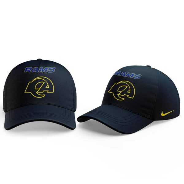 Limited Editon LA.Rams New Rivalries Mid Night Mod Uniform 2025 Zip 1/4 Hoodie