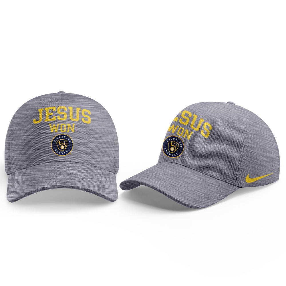 Milwaukee Brewers JESUS WON - Thank You Jesus Hoodie