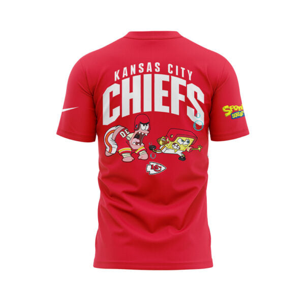 Limited Edition K.C Chiefs x SpongeBob Shirt