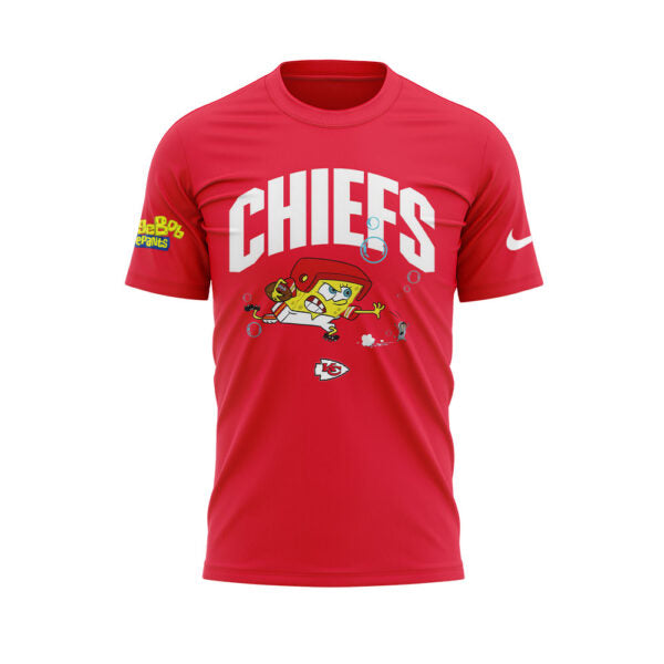 Limited Edition K.C Chiefs x SpongeBob Shirt