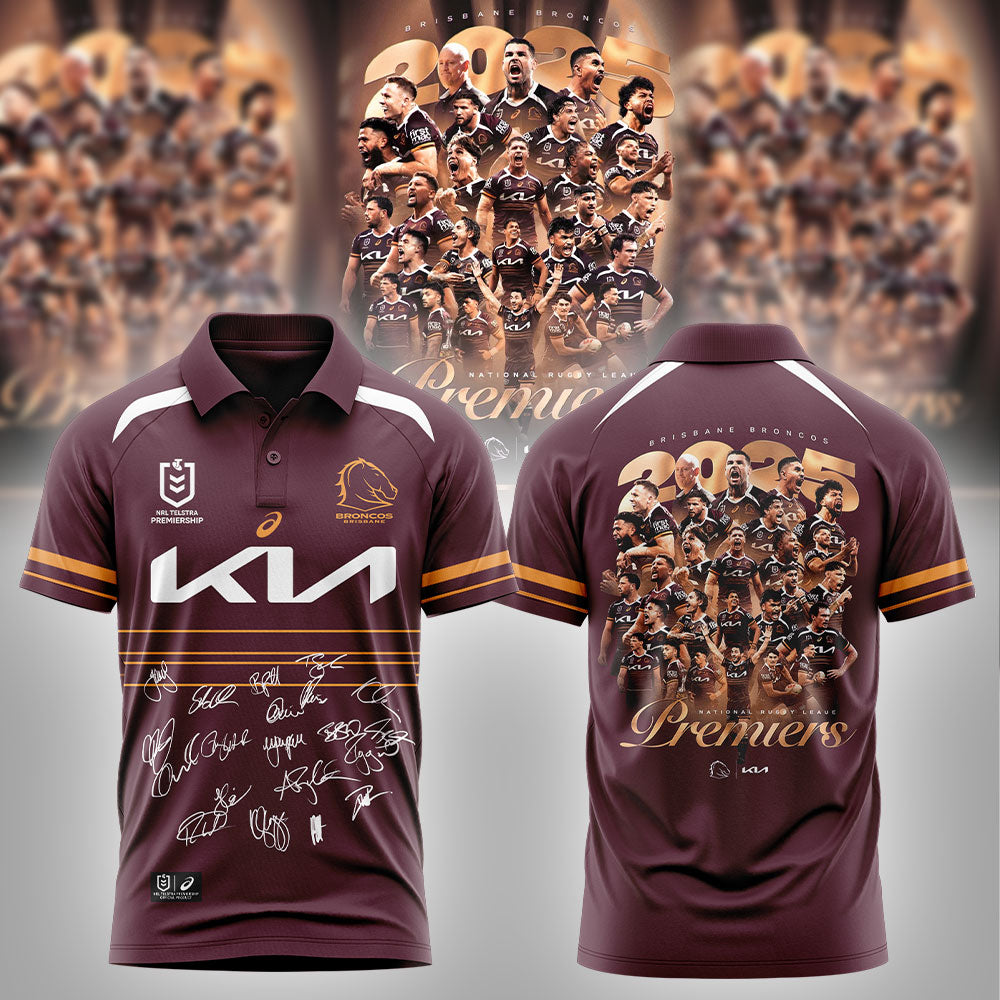 B.Broncos Finals 2025 Champions Combo Polo
