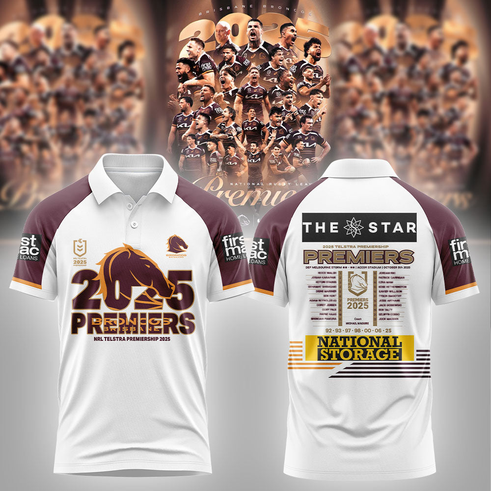 B.Broncos Finals 2025 Champions Combo Polo