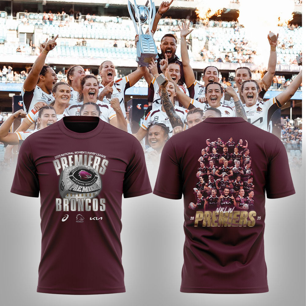 Brisbane Broncos 2025 Womens Premiers Combo Shirt