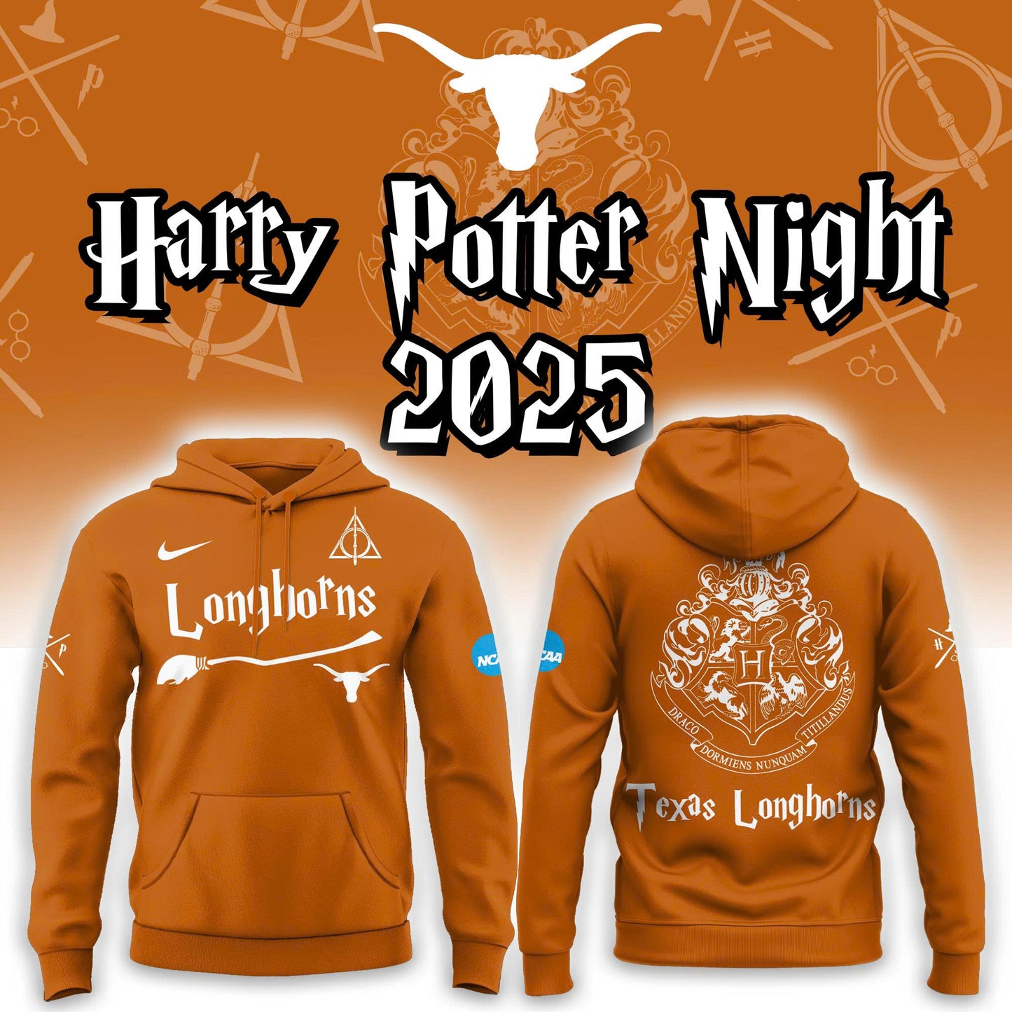 Limited Edition Texas Football x Harry Potter 2025 Hoodie