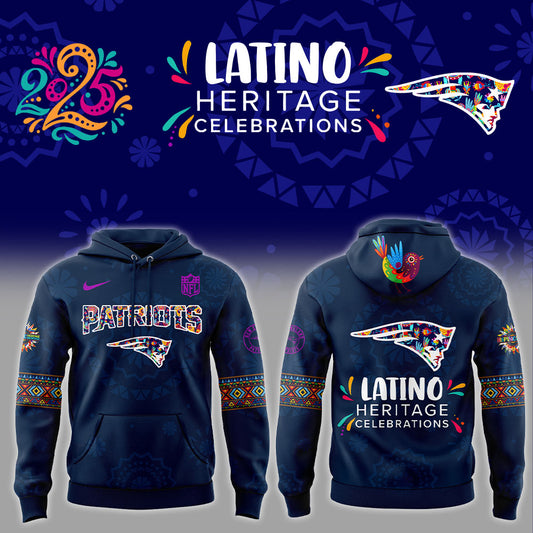 New England Patriots Latino Heritage Celebrations 2025 Combo Hoodie