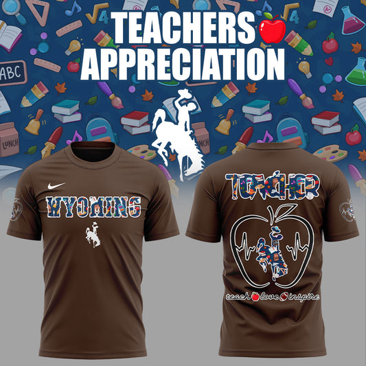Wyoming Cowboy Teachers Appreciation 2025 Combo Shirt